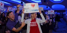 Photo of crowd during AFT President Randi Weingarten's keynote address at TEACH 2023